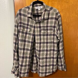 Old Navy Men’s Classic Fit Pocketed Flannel Shirt XL
